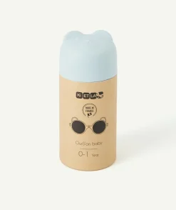 Lunettes de soleil ourson bleues et souples 0-12 mois