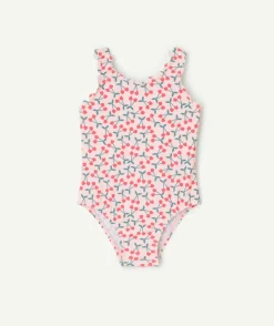 Maillot de bain bébé fille imprimé cerises