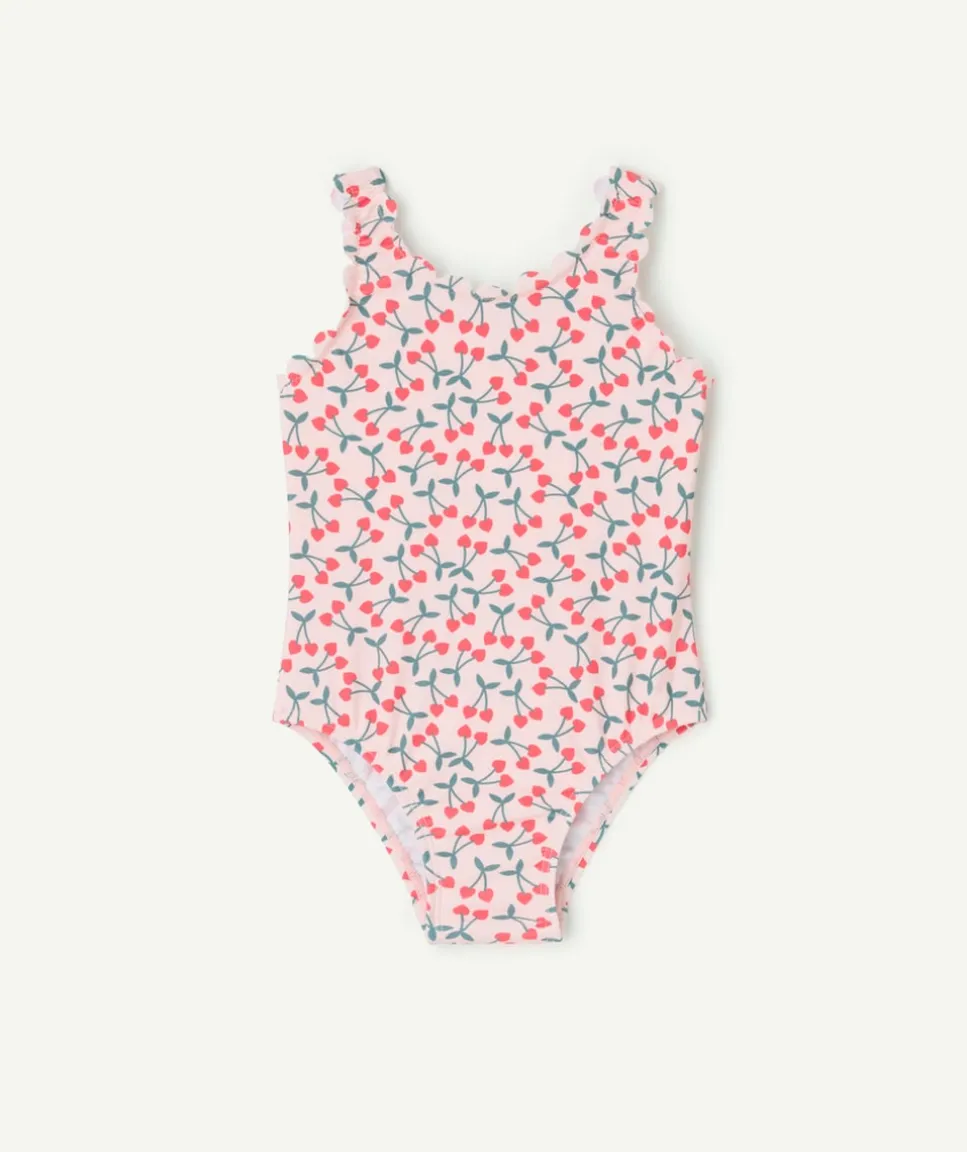 Maillot de bain bébé fille imprimé cerises