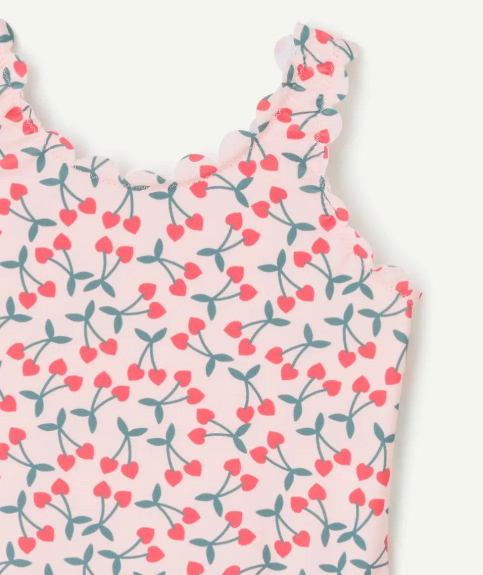 Maillot de bain bébé fille imprimé cerises