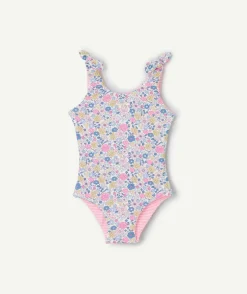 Maillot de bain bébé fille imprimé fleuri