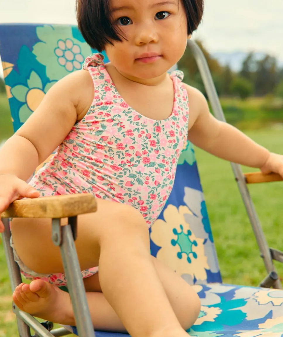 Maillot de bain bébé fille réversible