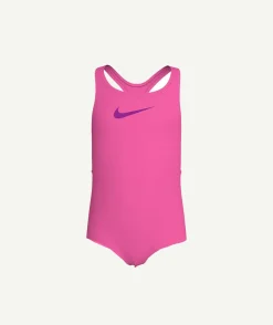Maillot de bain 1 pièce rose nike