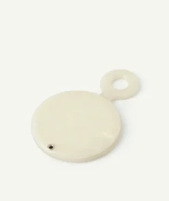 Miroir de poche blanc