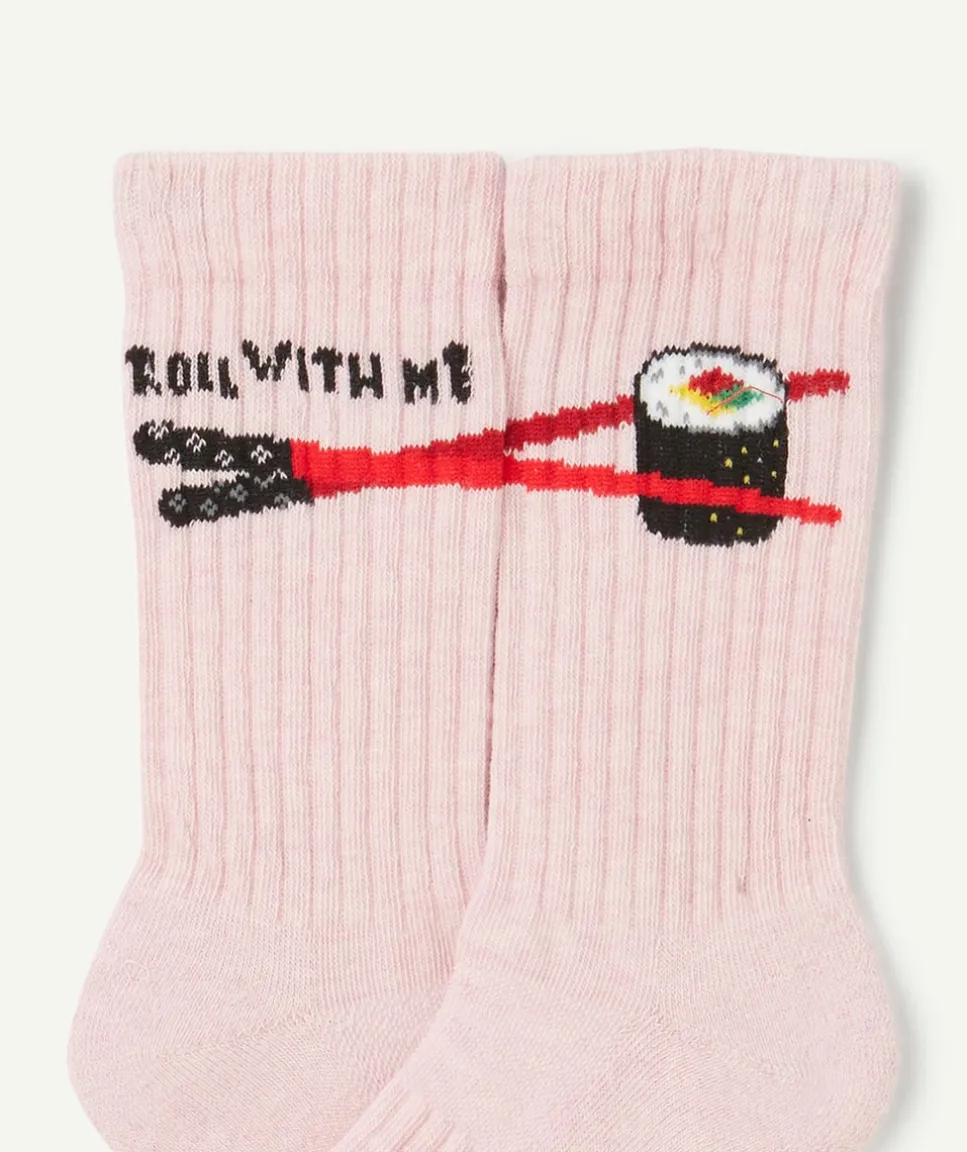 Paire de chaussettes thème sushi