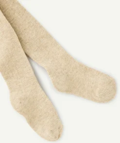 Paire de collant bébé fille beige