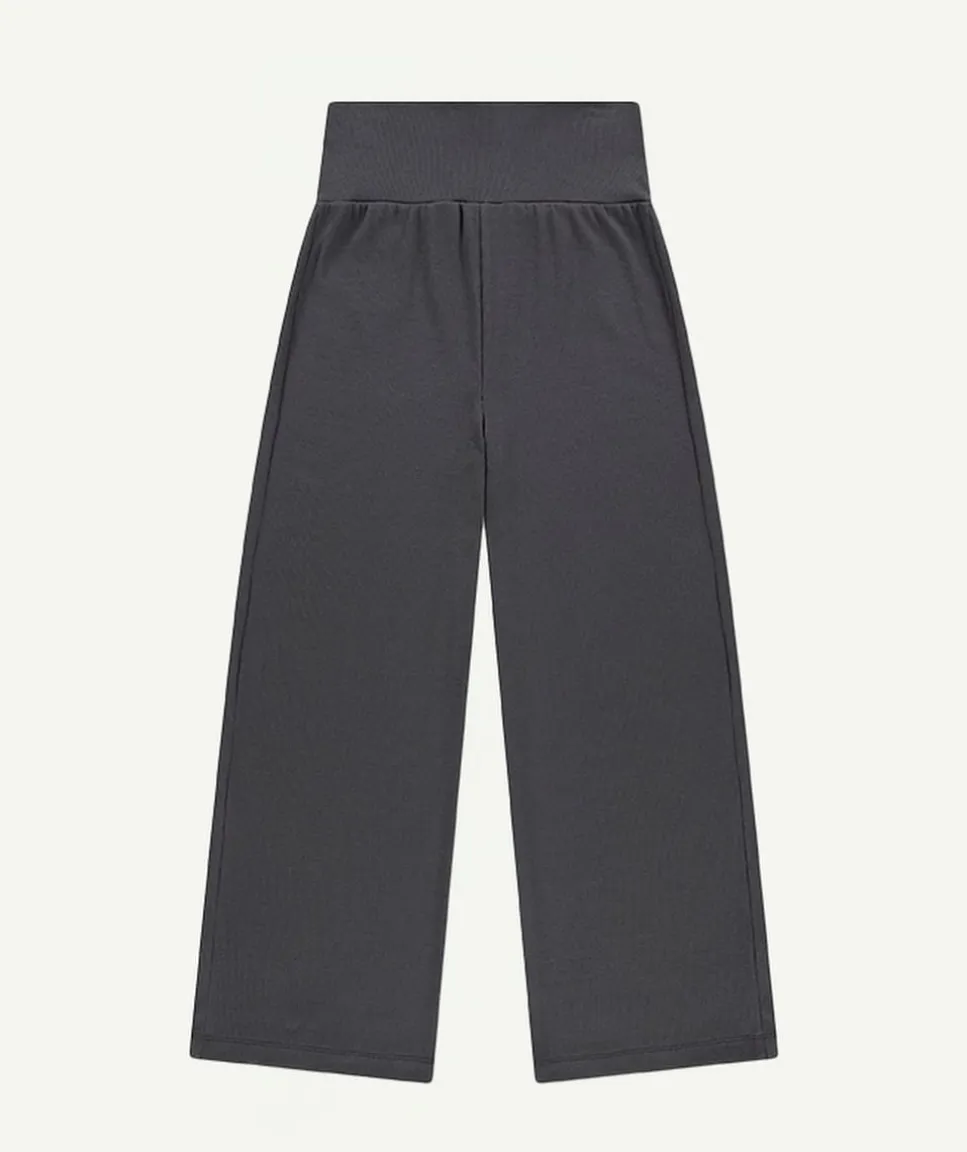 Pantalon ample fille noir