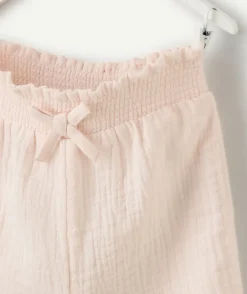 Pantalon balloon naissance fille rose