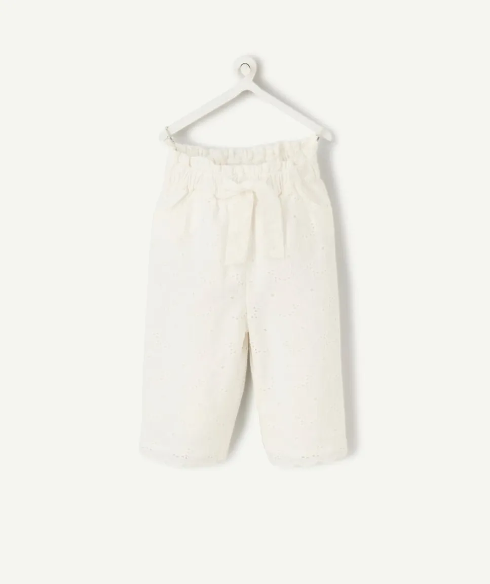 Pantalon bébé fille blanc