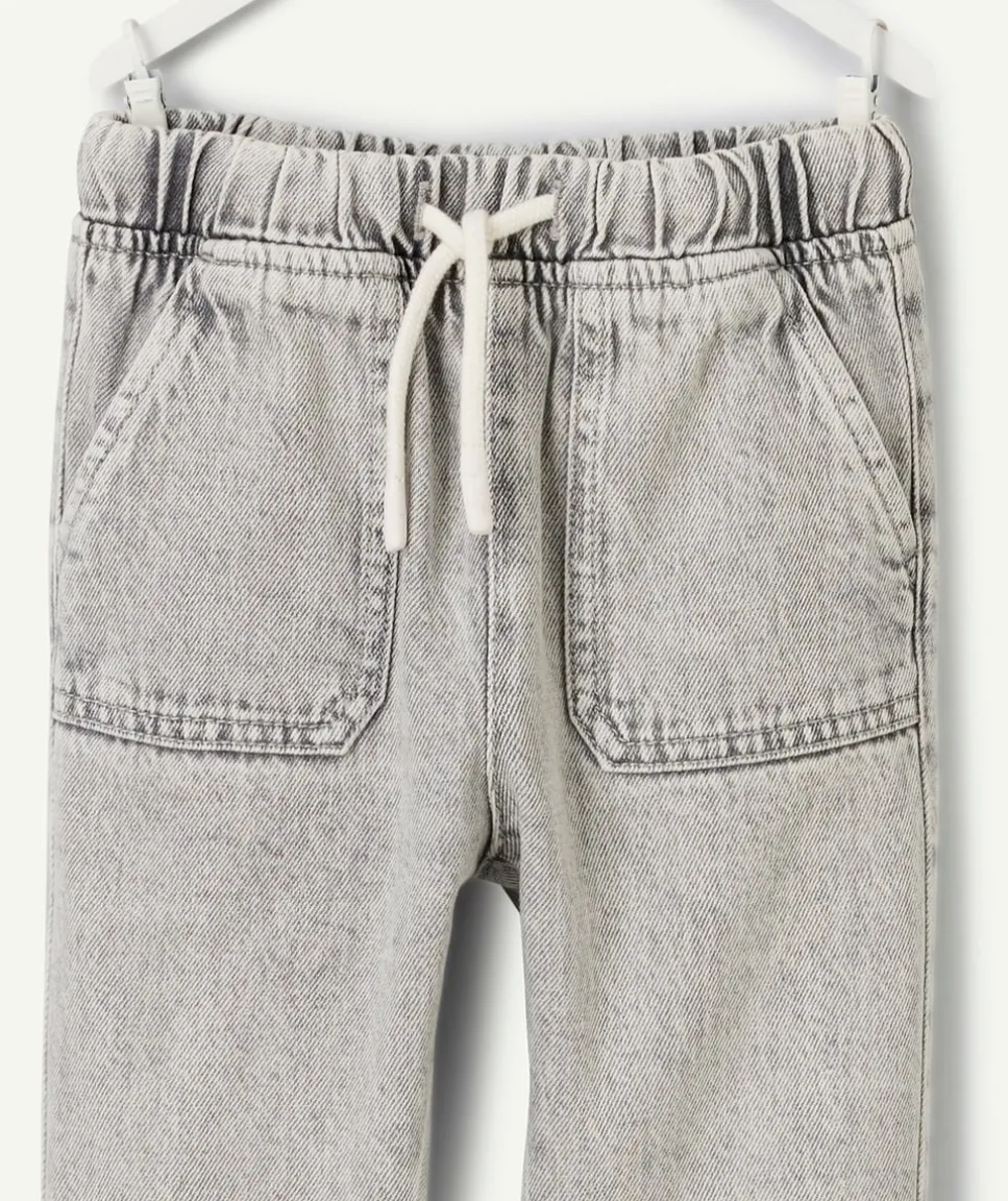 Pantalon bébé garçon gris délavé
