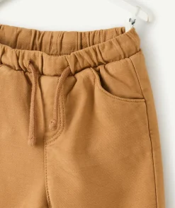 Pantalon coupe jogging bébé garçon camel