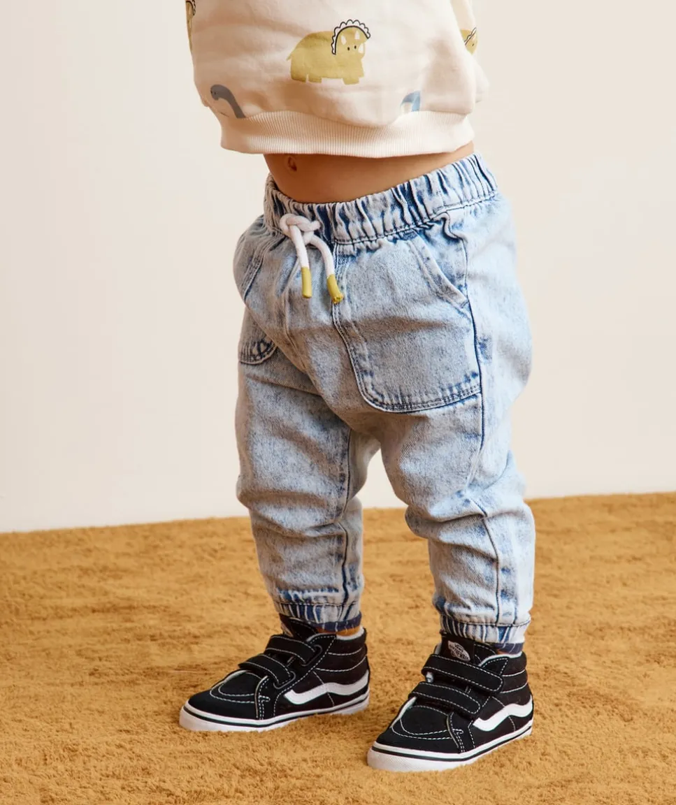 Pantalon droit bébé garçon effet délavé