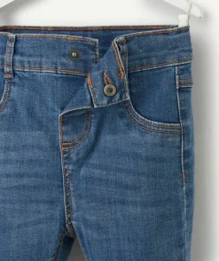 Pantalon droit bébé garçon en denim lower impact