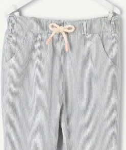 Pantalon droit bébé garçon rayé