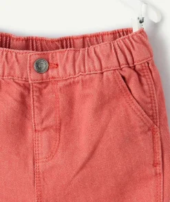 Pantalon droit bébé garçon rouge