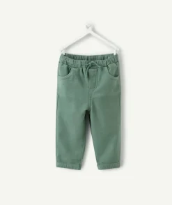 Pantalon droit bébé garçon vert