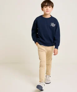 Pantalon droit beige garçon