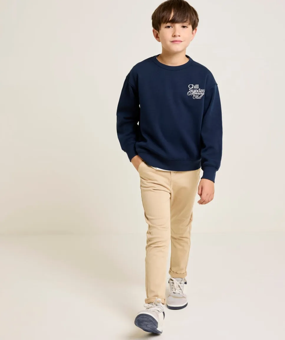 Pantalon droit beige garçon