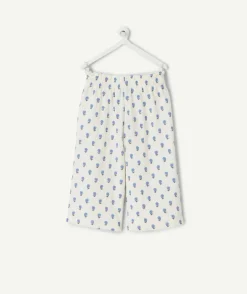 Pantalon fluide bébé fille imprimé floral