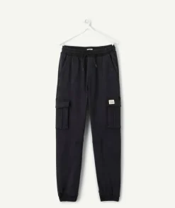 Pantalon garçon cargo noir
