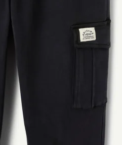 Pantalon garçon cargo noir