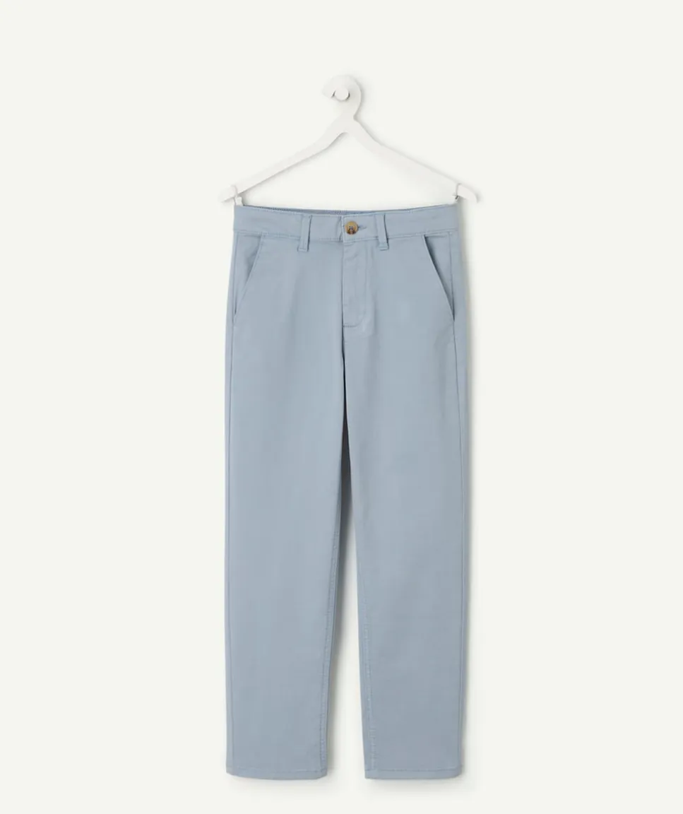 Pantalon garçon chino bleu