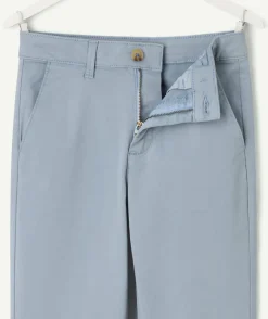 Pantalon garçon chino bleu