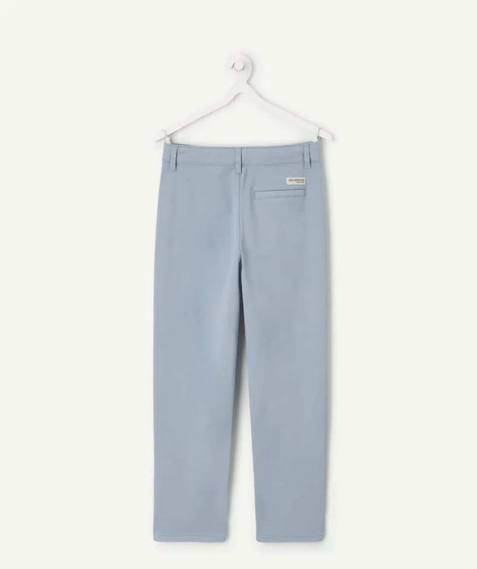 Pantalon garçon chino bleu