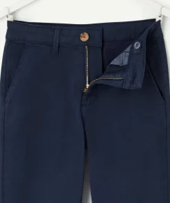 Pantalon garçon chino bleu marine