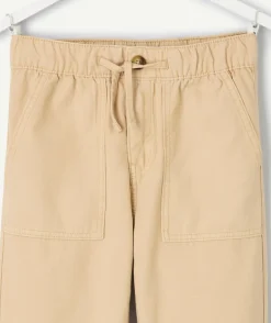 Pantalon garçon droit beige