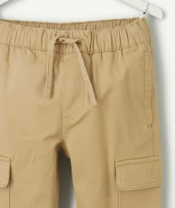 Pantalon garçon droit beige