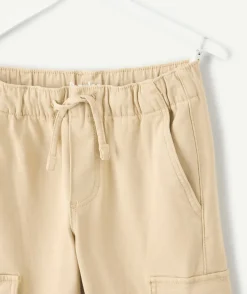 Pantalon garçon droit beige