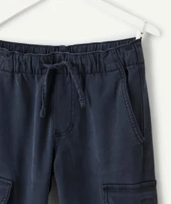 Pantalon garçon droit bleu