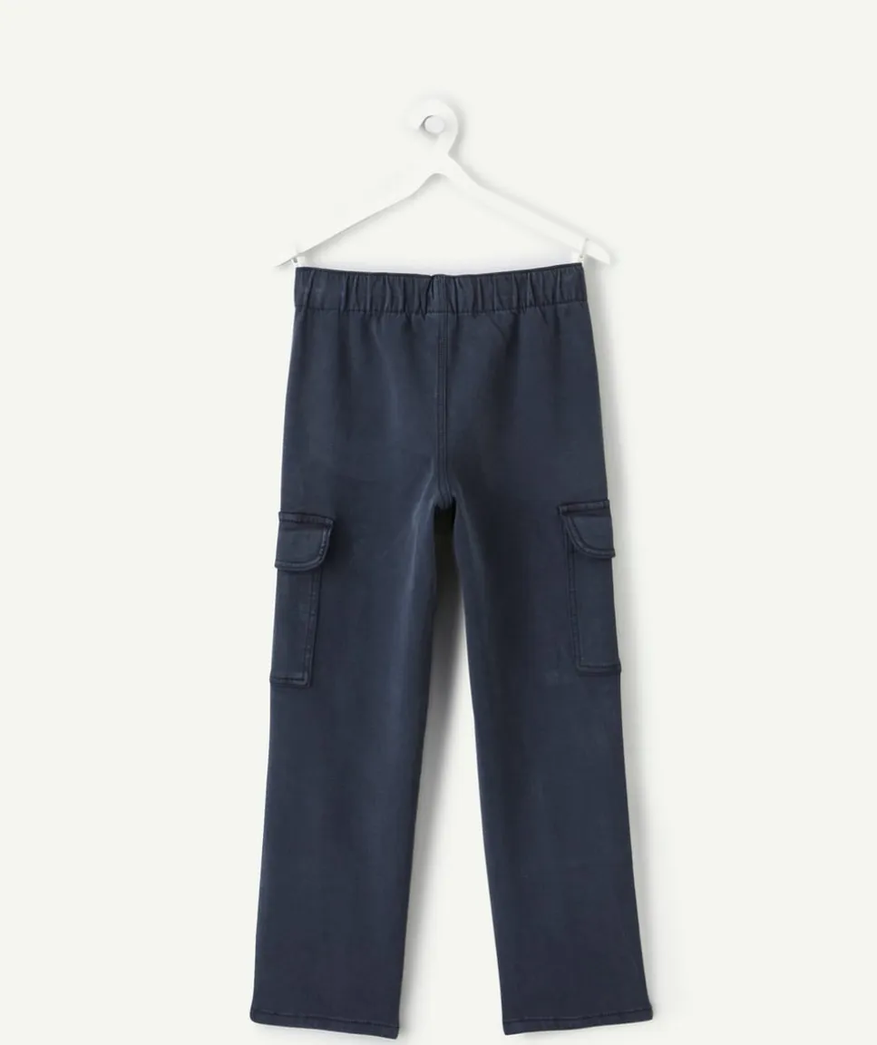 Pantalon garçon droit bleu