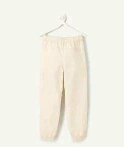 Pantalon garçon droit écru