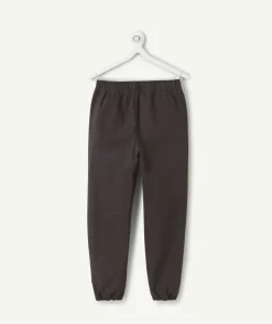 Pantalon garçon droit gris foncé