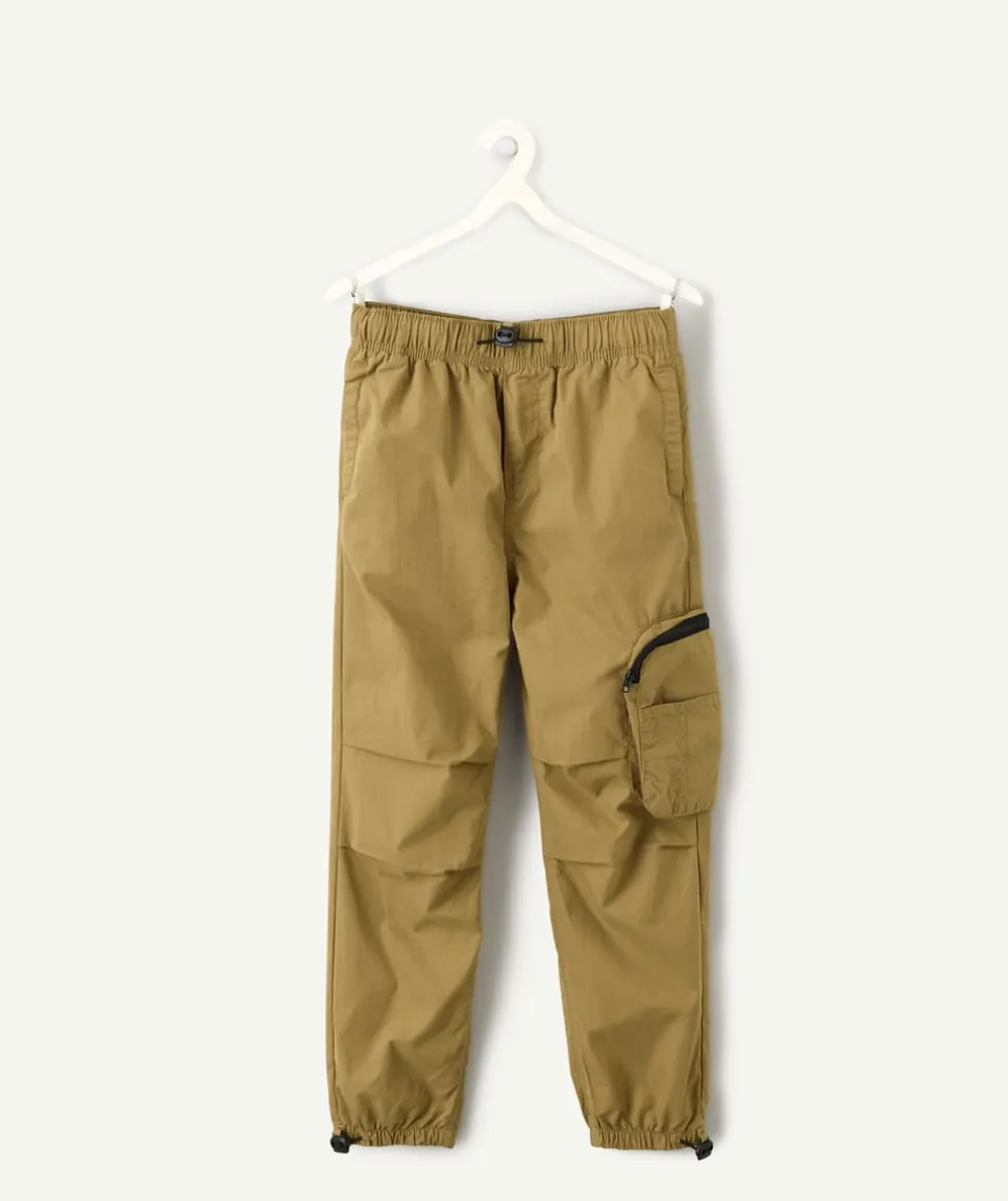 Pantalon garçon droit kaki