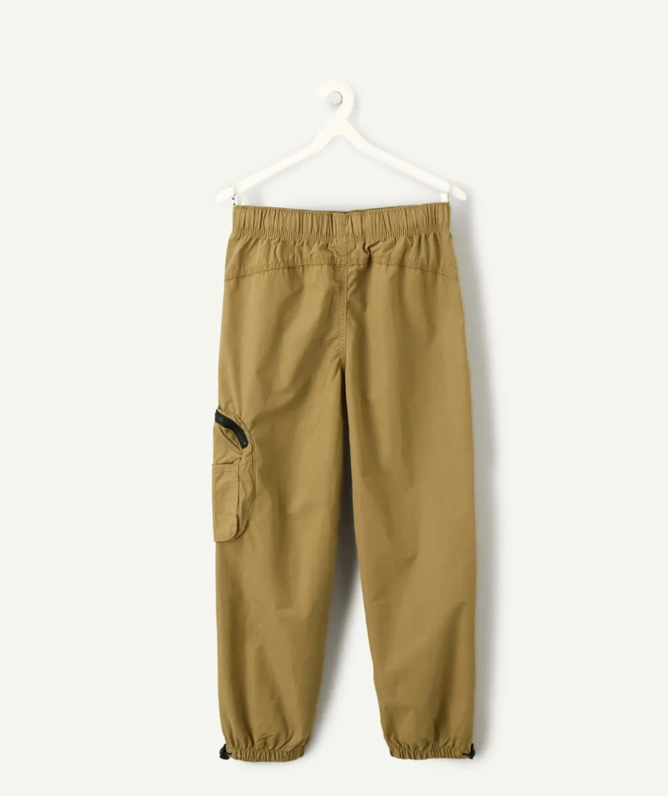 Pantalon garçon droit kaki