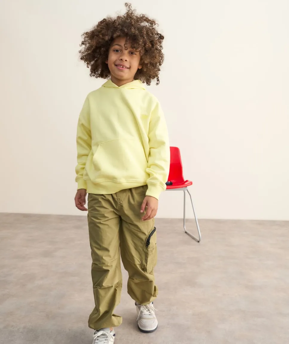 Pantalon garçon droit kaki