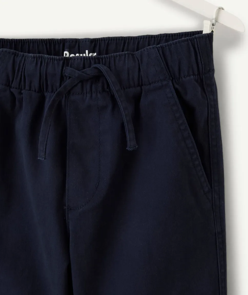Pantalon garçon droit marine