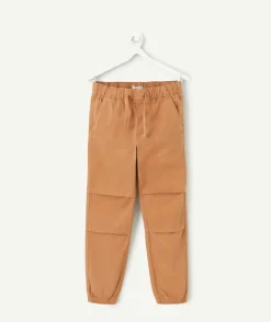 Pantalon garçon droit marron