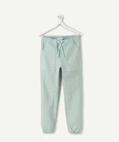 Pantalon garçon droit vert