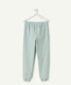 Pantalon garçon droit vert