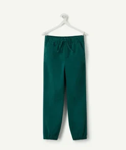 Pantalon garçon droit vert