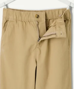 Pantalon garçon relax beige