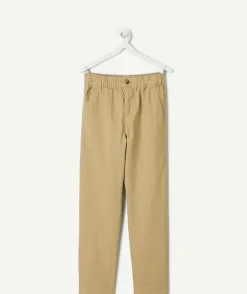 Pantalon garçon relax beige