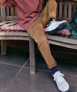 Pantalon garçon relax beige