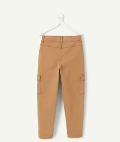 Pantalon garçon relax beige