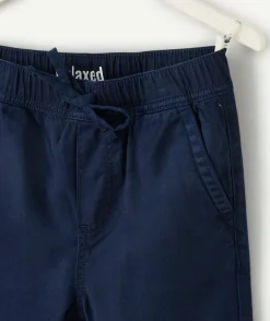 Pantalon garçon relax bleu marine