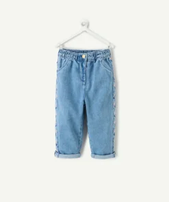 Pantalon large bébé fille imprimé cœurs